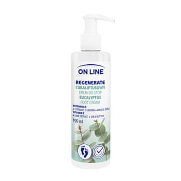 FORTE SWEEDEN Spletna krema za regeneracijo stopal z evkaliptusom 190 ml