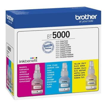 shumee Komplet črnil Brother BT5000CLVAL C/M/Y