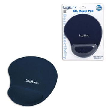 shumee LogiLink ID0027B gel podloga za miško, modra