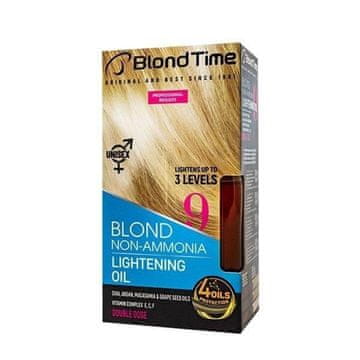 shumee BLOND TIME 9 olje za posvetlitev las brez amonijaka (do 3 tone) z vitamini E, C in F 180 ml