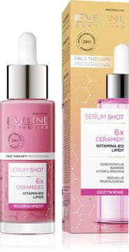 Eveline EVELINE Face Therapy Professional Serum Shot za obnovo hidrolipidne bariere - 6x ceramidi 30 ml