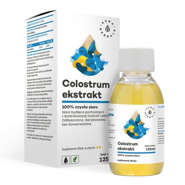 shumee AURA HERBALS Izvleček kolostruma 100 % čisti goveji kolostrum - 125 ml