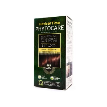 shumee HERBAL TIME Phytocare naravna barva za lase 6NR bogata mahagoni