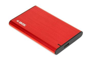 shumee iBOX HD-05 2,5" USB 3.1 gen. 1 ohišje za trdi disk rdeče barve