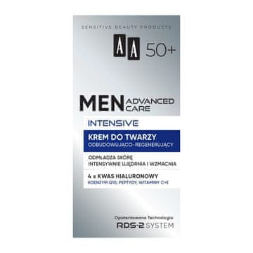 shumee AA Men Advanced Care intenzivna regeneracijska in obnovitvena krema za obraz za moške 50+ 50 ml