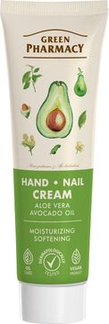 ELFA PHARM Krema za roke in nohte z alojo in avokadovim oljem GREEN PHARMACY 100 ml
