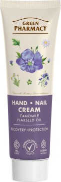 shumee GREEN PHARMACY Krema za roke in nohte s kamilico in lanenim oljem 100 ml