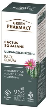 ELFA PHARM GREEN PHARMACY Kaktus + Skvalan Ultra vlažilni serum za obraz 30 ml