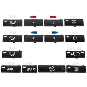 shumee BMW 5 E39 95-04 gumbi za panel klime 14 kom. set