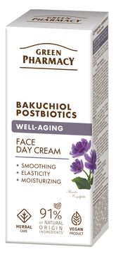 ELFA PHARM Dnevna krema proti staranju GREEN PHARMACY Bakuchiol + Postbiotics 50 ml
