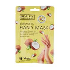 Beauty Formulas BEAUTY FORMULAS Maska za roke Maska za roke s kokosovim oljem - 1 par