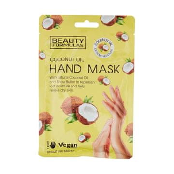 Beauty Formulas BEAUTY FORMULAS Maska za roke Maska za roke s kokosovim oljem - 1 par