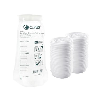 shumee Vrečka za bruhanje z gel vložkom 1,5 l 50 kosov