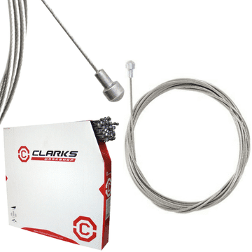 Clark's Cestni zavorni kabel CLARKS 2m iz nerjavečega jekla