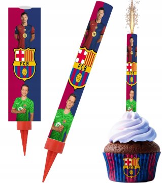 shumee FONTANA Torta Flare FC BARCELONA Nogomet Šport Rojstni dan 18 cm