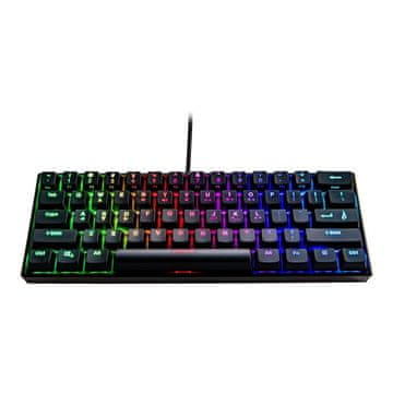 shumee Žična igralna tipkovnica SureFire KingPin M1, 60 % RGB, QWERTY, angleščina