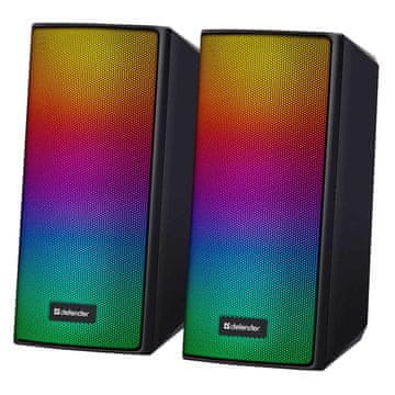 shumee Defender SPITFIRE 2.0 6W Bluetooth USB zvočnik RGB osvetlitev ozadja MP3