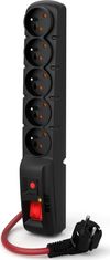ACAR Acar F5 POWER prenapetostna zaščita, 1,5 m, črna