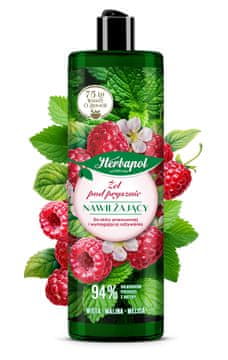 HERBAPOL HERBAPOL Vlažilni gel za prhanje z meto, malino in meliso 400 ml