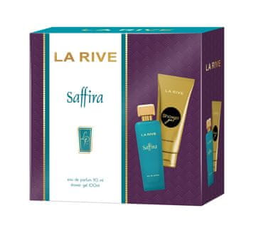 La Rive LA RIVE Set za ženske Saffira parfumska voda 90 ml + gel za prhanje 100 ml