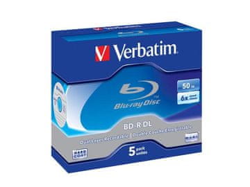 shumee Verbatim BD-R diski 50 GB x 6 (5 jewel case)