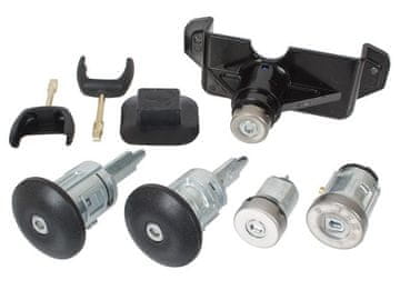 shumee Ford Transit 2006 - komplet vložkov za ključavnico 2x + vžig + pokrov motorja + pokrov rezervoarja 5 kos. KPL