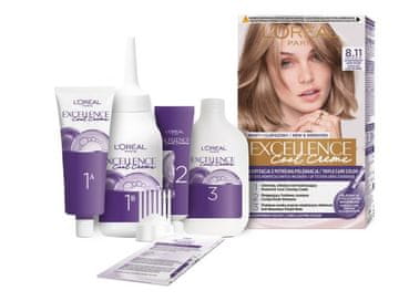 L’Oréal LOREAL Excellence kremna barva za lase 8.11 Ultra pepelnato svetlo blond