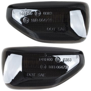 shumee Dacia Sandero II 11-20 LED bočni utripalnik SMOKED DYNAMIC 2 kom. NASTAVI