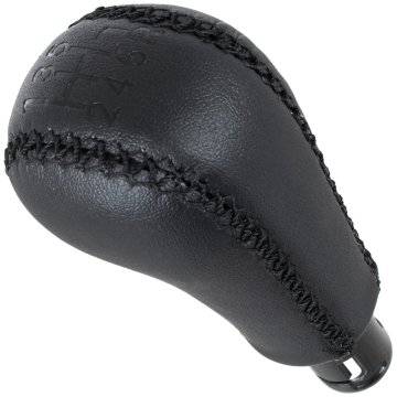 shumee Volvo S60 01-09 ČRNO EKO USNJE 6 STOPENJA Ročica menjalnika