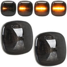 shumee Škoda Fabia I II Octavia I Rapid Roomster Superb I LED stranski utripalnik SMOKED DYNAMIC 2 kom. NASTAVI