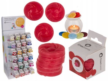 shumee Dišeči vosek za gorilnike, 6 diskov: Rose