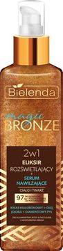 shumee BIELENDA Magic Bronze osvetljevalni eliksir + vlažilni serum 2v1 za obraz in telo 150 ml