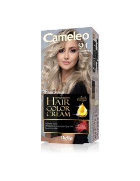 shumee Delia Cosmetics Cameleo HCC Permanentna barva Omega+ št. 9.1 Ultimate pepelnato blond 1 pakiranje.