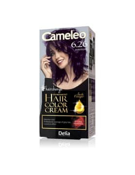 DELIA Delia Cosmetics Cameleo HCC Permanentna barva Omega+ št. 6.26 Jajčevec 1 pakiranje.