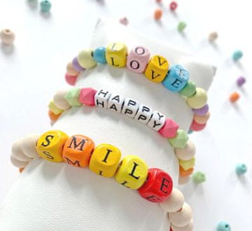 shumee Mešanica barvitih geometrijskih okrasnih perlic 30 g