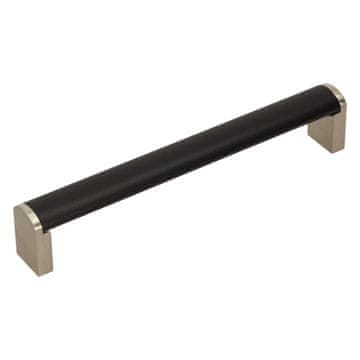GAMET Ograja RE21, super mat črna, brušen nikelj, 160 mm