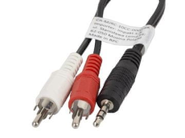 Lanberg CABO DE ÁUDIO LANBERG MINIJACK 2XCHINCH PARA AMPLIFICADOR DE ALTO-FALANTE ESTÉREO