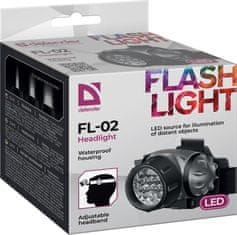 shumee Defender FL-02 LED svetilka, 3 načini, naglavna svetilka