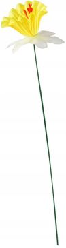 shumee Umetni rumen spomladanski cvet narcise s steblom 40 cm
