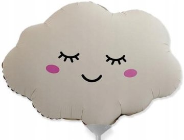 shumee Folija balon Nasmejan oblak za rojstni dan za eno leto, 35 cm