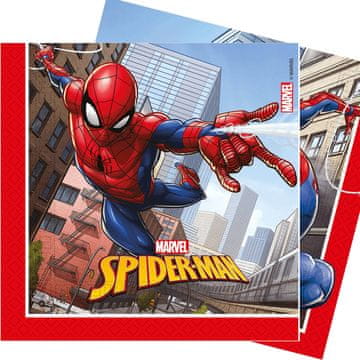 Procos Rojstnodnevni prtički SPIDERMAN Marvel 33x33cm 20 kosov.