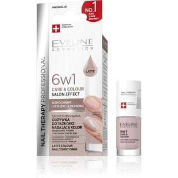 Eveline EVELINE Nail Therapy Professional Care&Colour 6v1 balzam za barvanje nohtov - Latte 5 ml