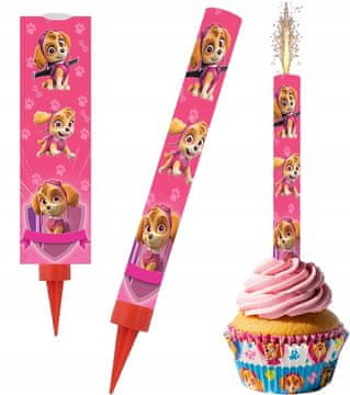 shumee FONTANA Tortni bakel za torto TAČKE NA PATRULJI Skye pravljični mladički rojstni dan 18 cm