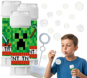 shumee Milni mehurčki za otroke PIXELS Pixels TNT Računalniška igra za rojstni dan 60 ml