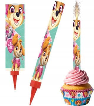 shumee FONTANA Tortni bakel za torto TAČKE NA PATRULJI Skye pravljični mladički rojstni dan 18 cm