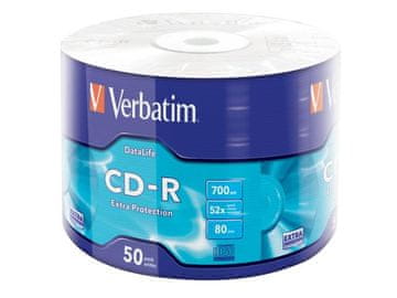 shumee Verbatim CD-R 700MB dodatna zaščitna folija (50 vreten)
