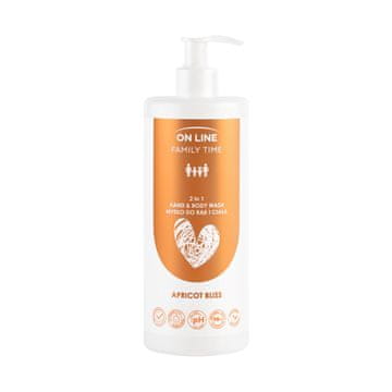 FORTE SWEEDEN SPLETNO Milo za roke in telo Family Time 2 v 1 - marelična blaženost 500 ml