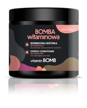 shumee JOANNA Vitamin Bomb Express regeneracijski balzam za poškodovane in suhe lase 500 g