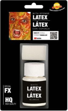 shumee Tekoča lateks ličila za noč čarovnic, bela