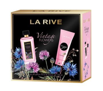 shumee LA RIVE komplet za ženske Vintage Flowers parfumska voda 90 ml + gel za prhanje 100 ml